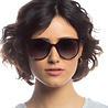 Le Specs Zonnebril Momala Tortoise - Smoke Gradient Lens Le Specs Zonnebril Momala Tortoise - Smoke Gradient Lens