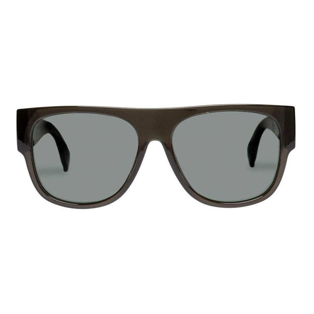 Le Specs - Zonnebril Floatation Khaki Green Polarized - Smoke Mono Lens Le Specs - Zonnebril Floatation Khaki Green Polarized - Smoke Mono Lens