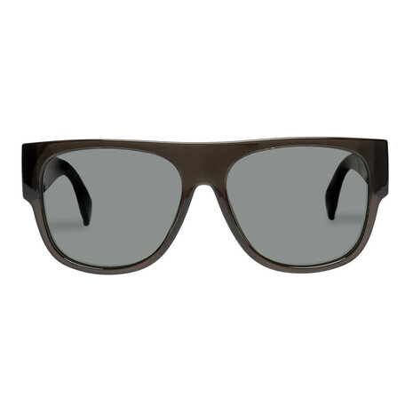 Le Specs - Zonnebril Floatation Khaki Green Polarized - Smoke Mono Lens Le Specs - Zonnebril Floatation Khaki Green Polarized - Smoke Mono Lens