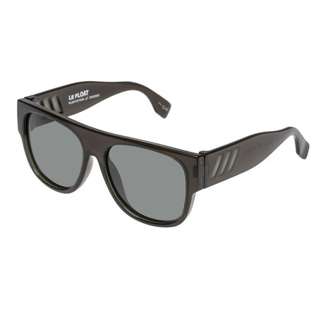 Le Specs - Zonnebril Floatation Khaki Green Polarized - Smoke Mono Lens Le Specs - Zonnebril Floatation Khaki Green Polarized - Smoke Mono Lens