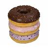 Melting Pot - Kandelaar 3 Donuts Multicolor 9x9x9cm Melting Pot - Kandelaar 3 Donuts Multicolor 9x9x9cm