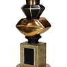 Melting Pot - Kandelaar Cosmetica Goud 12x12x31cm Melting Pot - Kandelaar Cosmetica Goud 12x12x31cm