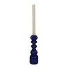 Melting Pot - Design Kandelaar Donker Blauw – Decoratieve Kaarsenhouder 25cm