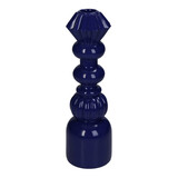 Melting Pot - Kandelaar Design Donker Blauw 25cm Melting Pot - Kandelaar Design Donker Blauw 25cm