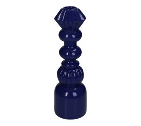 Melting Pot - Kandelaar Design Donker Blauw 25cm Melting Pot - Kandelaar Design Donker Blauw 25cm