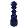 Melting Pot - Design Kandelaar Donker Blauw – Decoratieve Kaarsenhouder 25cm