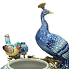 Vaas met Pauw en Vogeltjes Chinees Fijn Aardewerk H51cm Vaas met Pauw en Vogeltjes Chinees Fijn Aardewerk H51cm