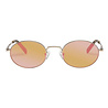 Le Specs Zonnebril Poseidon Bright Gold - Rose Mirror Lens Le Specs Zonnebril Poseidon Bright Gold - Rose Mirror Lens