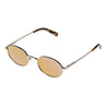 Le Specs Zonnebril Poseidon Bright Gold - Rose Mirror Lens Le Specs Zonnebril Poseidon Bright Gold - Rose Mirror Lens