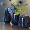 Pip Studio Vaas Donker Blauw Metaal 36cm Pip Studio Vaas Donker Blauw Metaal 36cm