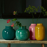 Pip Studio Vaas Ovaal Blauw Groen Metaal H30cm Pip Studio Vaas Ovaal Blauw Groen Metaal H30cm