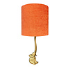 Melting Pot - Lampenkap Cilinder Oranje op Wit 30x35cm Melting Pot - Lampenkap Cilinder Oranje op Wit 30x35cm