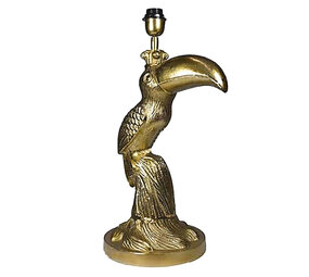 Colmore - Tafel Lamp Voet Toekan Brons Aluminium 33x26x63xm Colmore - Tafel Lamp Voet Toekan Brons Aluminium 33x26x63xm