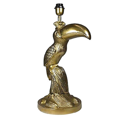 Colmore - Tafel Lamp Voet Toekan Brons Aluminium 33x26x63xm Colmore - Tafel Lamp Voet Toekan Brons Aluminium 33x26x63xm