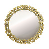 Melting Pot - Spiegel Rond met Blaadjes Goud 45cm Melting Pot - Spiegel Rond met Blaadjes Goud 45cm
