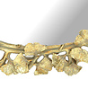 Melting Pot - Spiegel Rond met Blaadjes Goud 45cm Melting Pot - Spiegel Rond met Blaadjes Goud 45cm