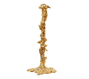 Pols Potten - Kandelaar Drip Gold Aluminium XXL 18x50cm Pols Potten - Kandelaar Drip Gold Aluminium XXL 18x50cm