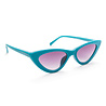 Okkia Zonnebril Adriana Small Cat Eye Turquoise OK011-FB Okkia Zonnebril Adriana Small Cat Eye Turquoise OK011-FB