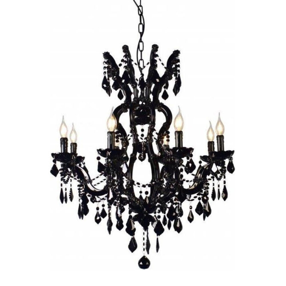 Melting Pot - Kroonluchter Maria Theresa Zwart 8 Armen Melting Pot - Kroonluchter Maria Theresa Zwart 8 Armen