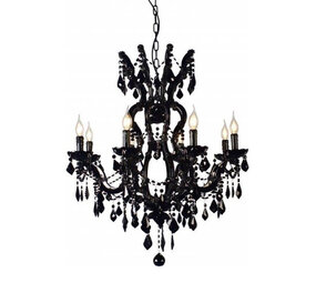 Melting Pot - Kroonluchter Maria Theresa Zwart 8 Armen Melting Pot - Kroonluchter Maria Theresa Zwart 8 Armen