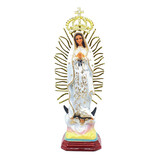 Melting Pot - Beeld Maria de Guadalupe Mexico Wit 37cm Melting Pot - Beeld Maria de Guadalupe Mexico Wit 37cm