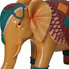 Melting Pot - Beeld Indische Olifant Oranje 23x35cm multicolor Melting Pot - Beeld Indische Olifant Oranje 23x35cm multicolor