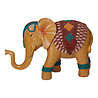 Melting Pot - Beeld Indische Olifant Oranje 23x35cm multicolor Melting Pot - Beeld Indische Olifant Oranje 23x35cm multicolor