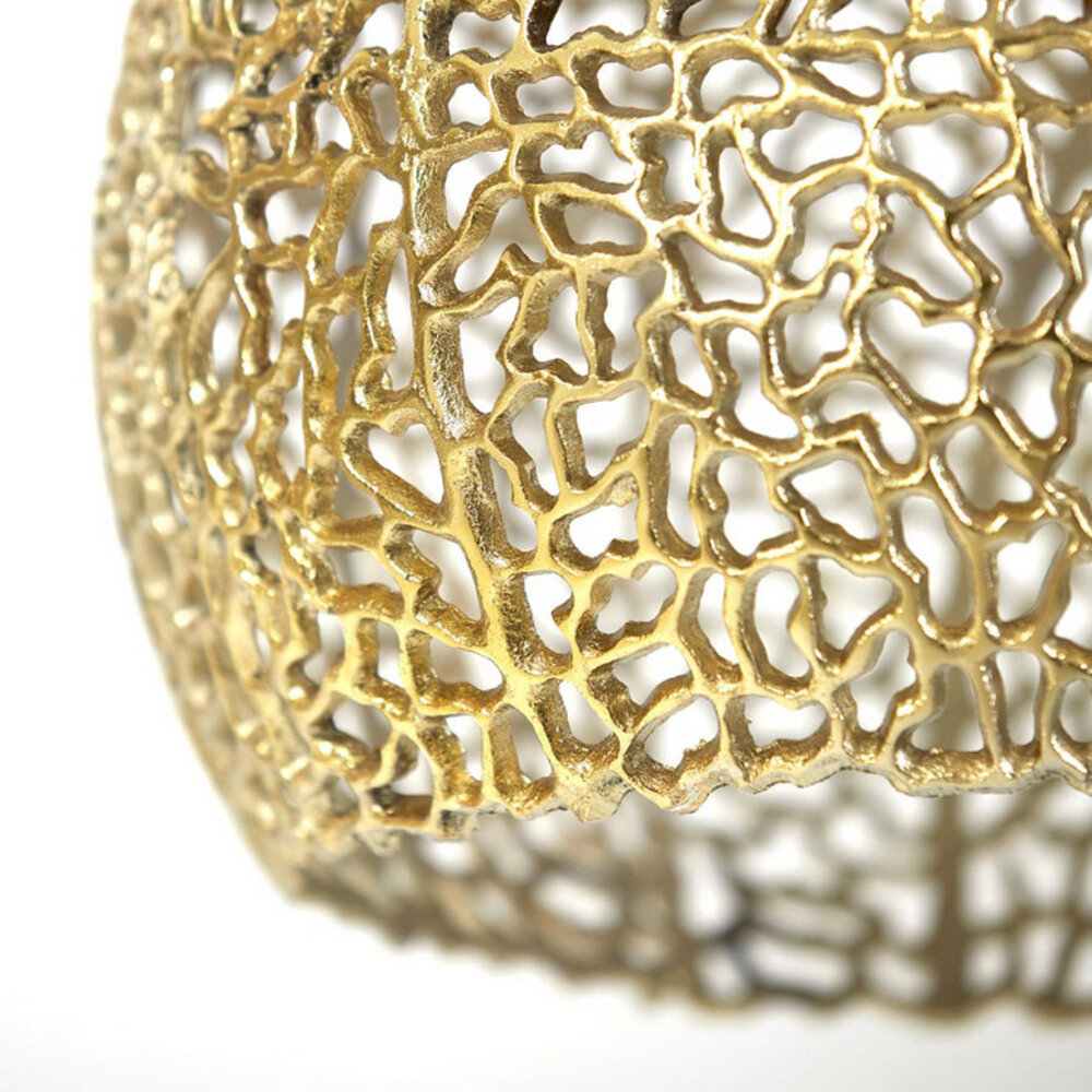 Melting Pot - Hanglamp Rond Metaal Goud Dia 45x42cm Melting Pot - Hanglamp Rond Metaal Goud Dia 45x42cm