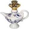 Melting Pot - Kandelaar Theepot Blauw Wit Porselein 17x9x16cm Melting Pot - Kandelaar Theepot Blauw Wit Porselein 17x9x16cm
