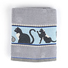 Bunzlau Castle Handdoek Katten Grijs 53x60cm Bunzlau Castle Handdoek Katten Grijs 53x60cm