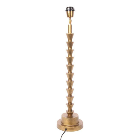 Melting Pot - Lampenvoet Aluminium Goud 15xH58cm Melting Pot - Lampenvoet Aluminium Goud 15xH58cm
