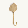 Doing Goods Wandhaak Flora Ginko Messing 14x9x3cm Doing Goods Wandhaak Flora Ginko Messing 14x9x3cm