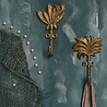 Doing Goods Wandhaakjes Devi Palmboom Messing (set/2) 13x7 en 12x7cm Doing Goods Wandhaakjes Devi Palmboom Messing (set/2) 13x7 en 12x7cm
