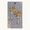 Doing Goods Wandhaakjes Devi Palmboom Messing (set/2) 13x7 en 12x7cm Doing Goods Wandhaakjes Devi Palmboom Messing (set/2) 13x7 en 12x7cm