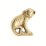 Doing Goods - Ladeknop Peppin Aap Links Messing 4.5x5cm Doing Goods - Ladeknop Peppin Aap Links Messing 4.5x5cm
