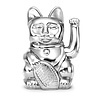 Donkey Lucky Cat Cosmic Shiny Silver 15cm Donkey Lucky Cat Cosmic Shiny Silver 15cm