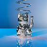 Donkey Lucky Cat Cosmic Shiny Silver 15cm Donkey Lucky Cat Cosmic Shiny Silver 15cm