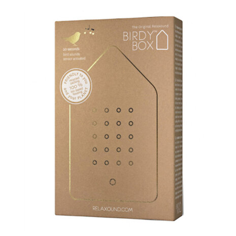 Zwitscherbox - Birdybox Vogelhuisje met Vogelgeluiden in 2 kleuren Zwitscherbox - Birdybox Vogelhuisje met Vogelgeluiden in 2 kleuren