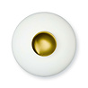 Pip Studio Vaas Rond Metaal Wit met Goud in 2 maten Pip Studio Vaas Rond Metaal Wit met Goud in 2 maten