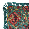 Imbarro Kussen Menta Groen Katoen met Franje 50x50cm Imbarro Kussen Menta Groen Katoen met Franje 50x50cm