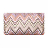 Colmore - Kussen Chevron Zigzag Roze Groen 50x30cm Colmore - Kussen Chevron Zigzag Roze Groen 50x30cm