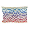 Colmore - Kussen Zigzag Blauw Brique Goud 55x35cm Colmore - Kussen Zigzag Blauw Brique Goud 55x35cm