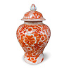 Melting Pot - Pot met Deksel / Vaas Chinese Draken Oranje Rood M 24x45cm Melting Pot - Pot met Deksel / Vaas Chinese Draken Oranje Rood M 24x45cm