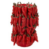 Melting Pot - Vaas Pepers Rood Keramiek B20xH36cm Melting Pot - Vaas Pepers Rood Keramiek B20xH36cm