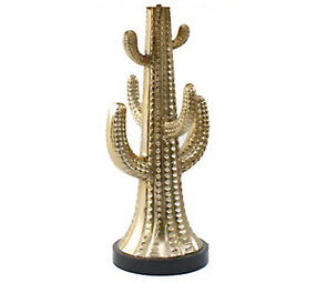 Melting Pot - Lampenvoet Cactus Witgoud Metaal 25x51cm Melting Pot - Lampenvoet Cactus Witgoud Metaal 25x51cm