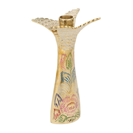 Doing Goods - Kandelaar Mirakel Vis Messing L 10x20cm