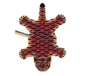 Doing Goods - Vloerkleed Tula Tijger Wol S 62x92x2cm Doing Goods - Vloerkleed Tula Tijger Wol S 62x92x2cm