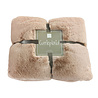 Melting Pot - Plaid / Deken Cuitie Nep Bont Beige 130x180cm Melting Pot - Plaid / Deken Cuitie Nep Bont Beige 130x180cm
