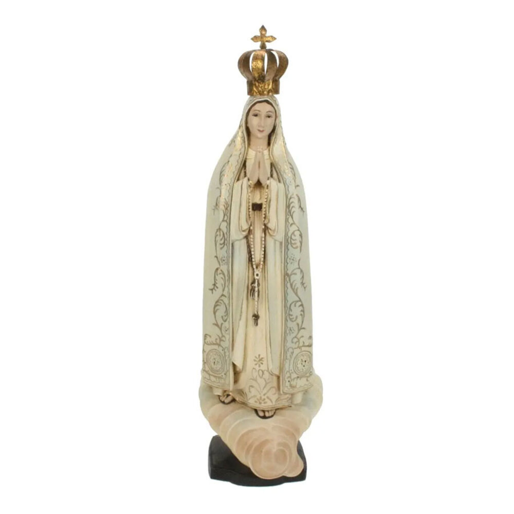 Melting Pot - Beeld Maria - Lady of Fatima Beige 13x43cm