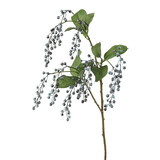 Melting Pot - Kunstbloem Cranberry Bessen Blauw op tak 102cm